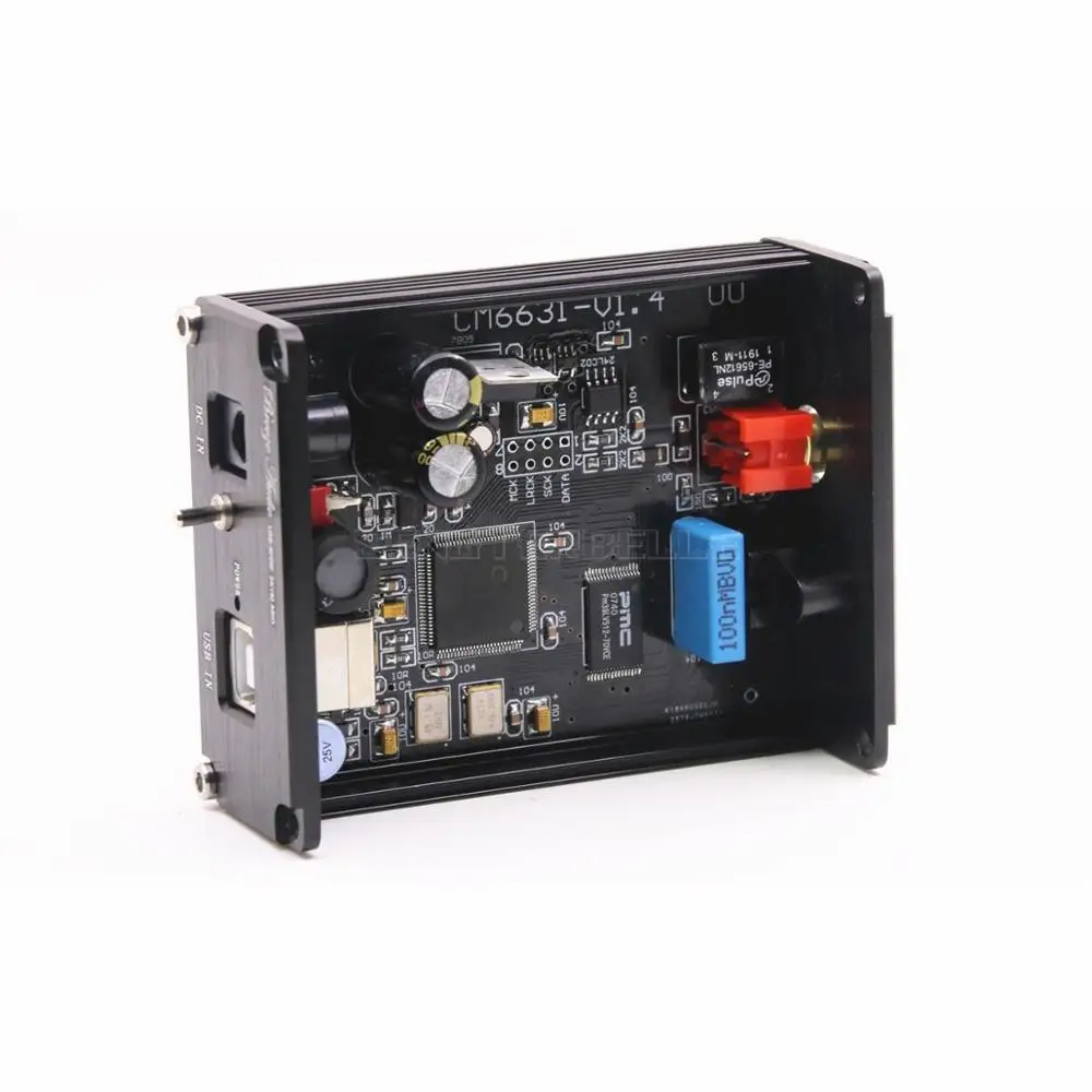 HiFi аудио CM6631 24 бит/192 кГц асинхронный USB к коаксиальному+ оптический мини декодер DAC