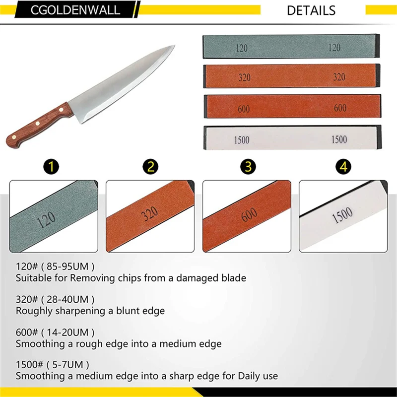 

Reversible Multifunctional Grit Fixed Angle Metal Knife Sharpener Household Kitchen Knives Kitchen Accessories Knives Tool Sets