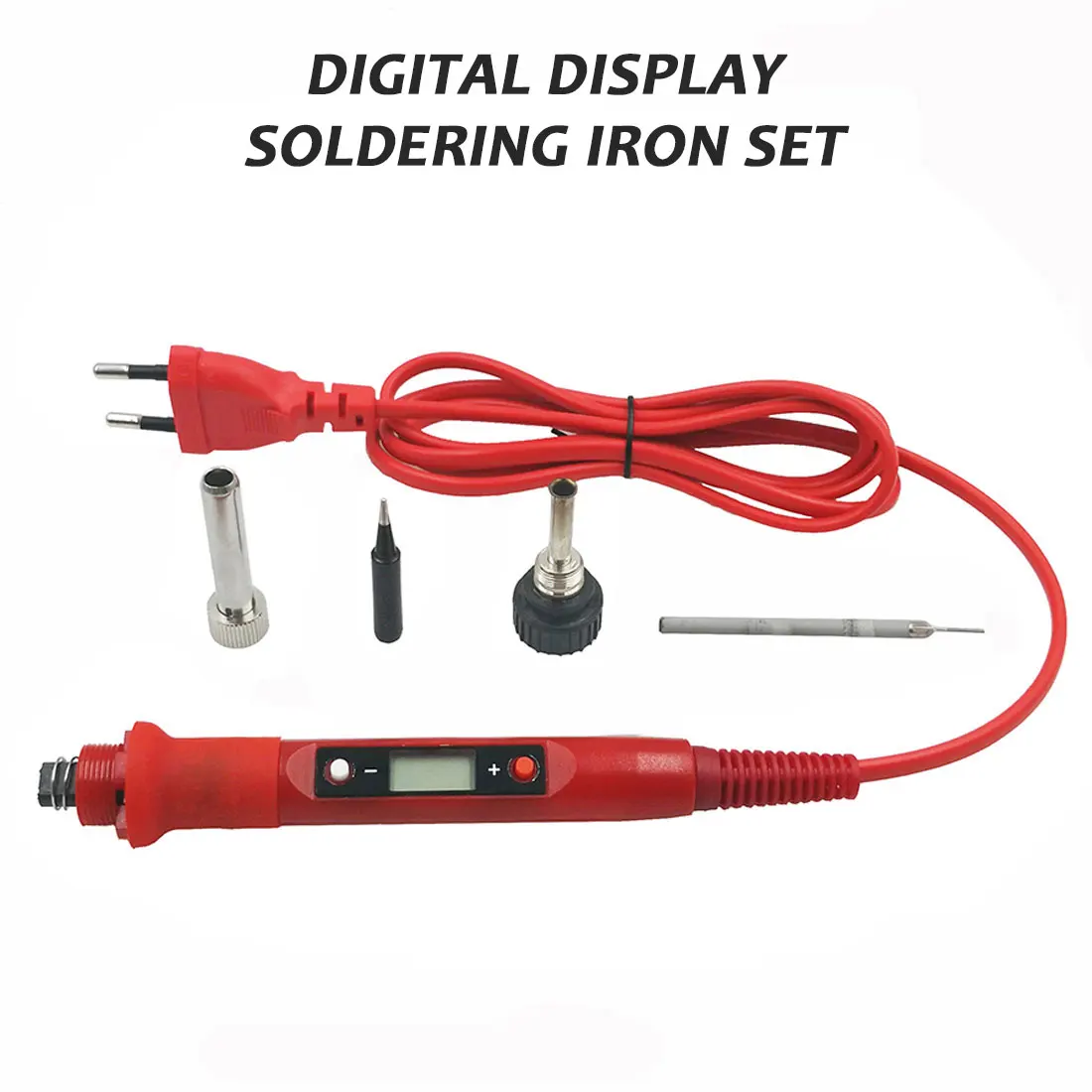 

80W Electric Digital Soldering Iron Station 220V 110V Adjustable Soldering Temperature Soldering Tips Tools Accessories