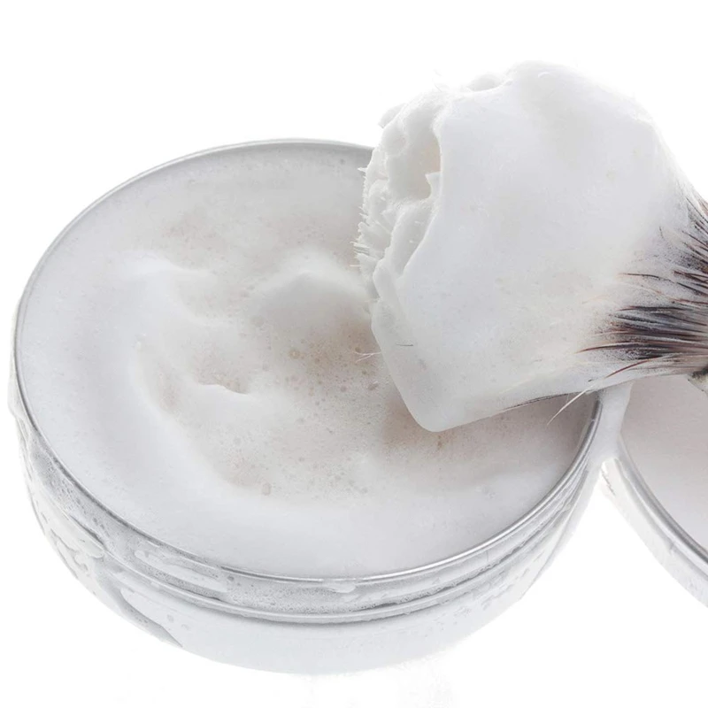 

Plastic Resin Handle Tuxedo Knots Shaving Brush Beard Brush with Soft Dense Synthetic Hair Knots for Shaving Tools