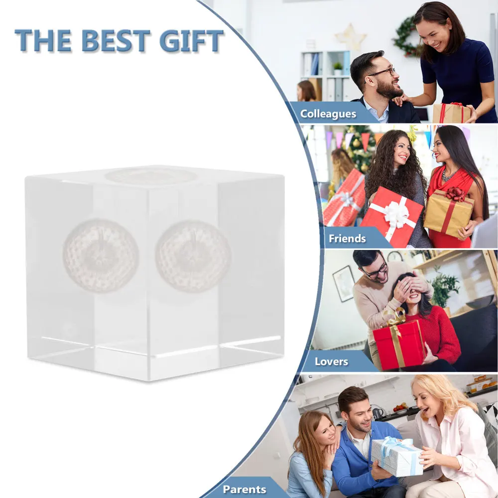 

1Pc Home Desktop Crystal Decoration Beautiful Dandelion Crystal Artware