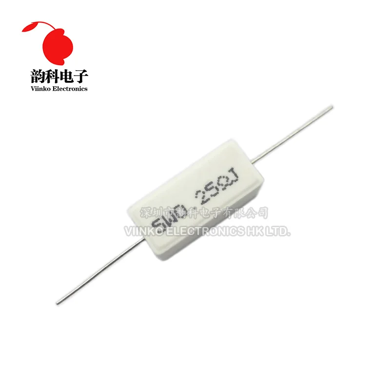 10pcs 5W 5% Cement Resistor Power Resistance 620R 680R 750R 820R 910R 620 680 750 820 910 1K 1.2K 1.5K 1.8K 2K 2.2K 2.4K ohm | Электронные