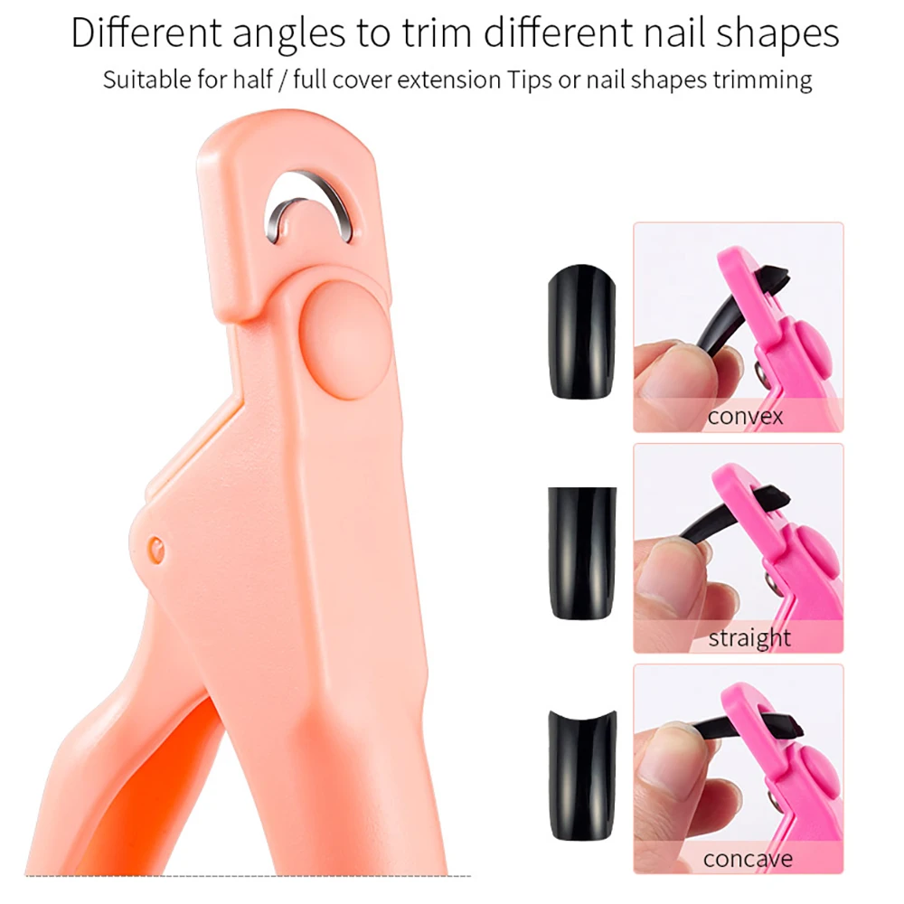 Профессиональный триммер для дизайна ногтей ножницы резак с закругленными