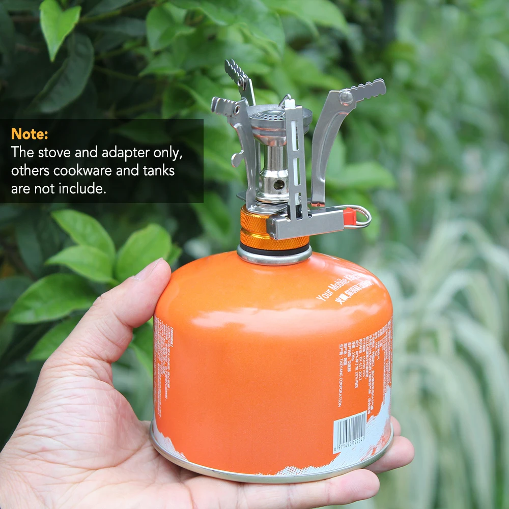 Складная газовая плита для кемпинга суперлегкая туристическая внешняя плитка