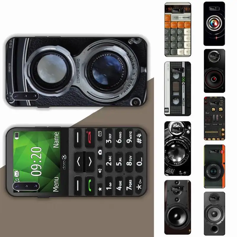 

TOPLBPCS Retro Camera Cassette Tapes Calculator Phone Case for Samsung Note 3 4 5 7 8 9 10 20 pro lite ultra Oppo A9 2020