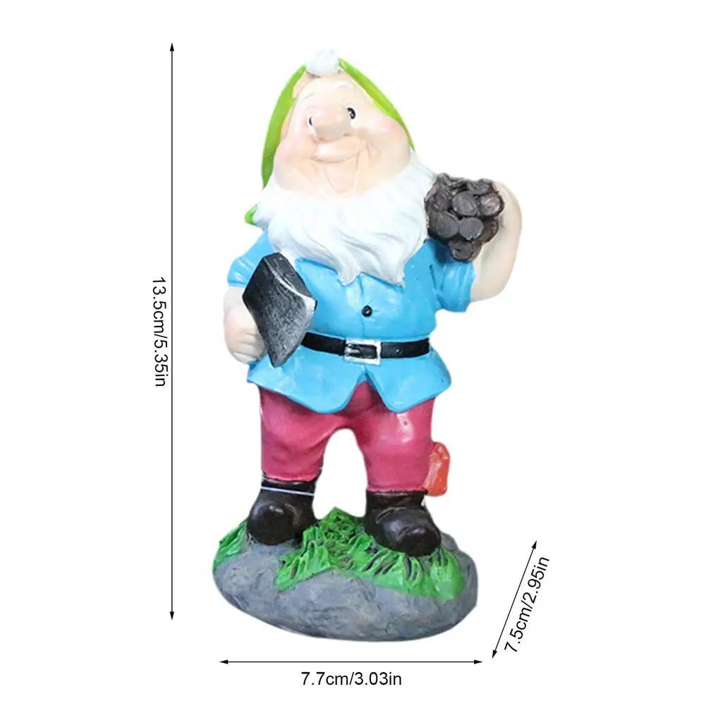 

Logger Gnome Statue Garden Porch, Courtyard Decoration Elf Sculpture Room Office Decor Lovely Housewarming Gifts