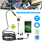 5,5 мм промышленная камера-эндоскоп HD USB светодиодный эндоскоп Водонепроницаемый инспекциионный бороскоп для Android ПК аквариум Dropshipping-V12