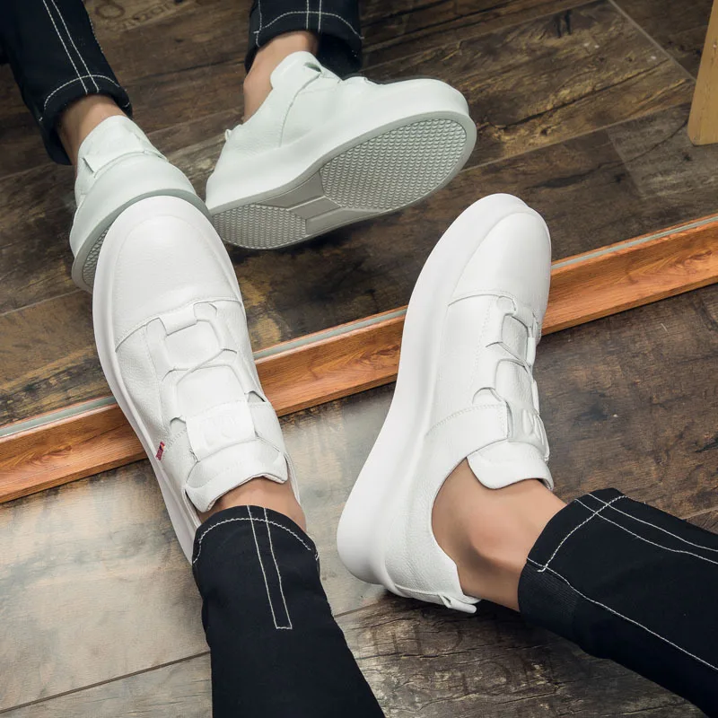 2019 спортивные белые мужские трендовые туфли удобные дышащие модные дизайнерские