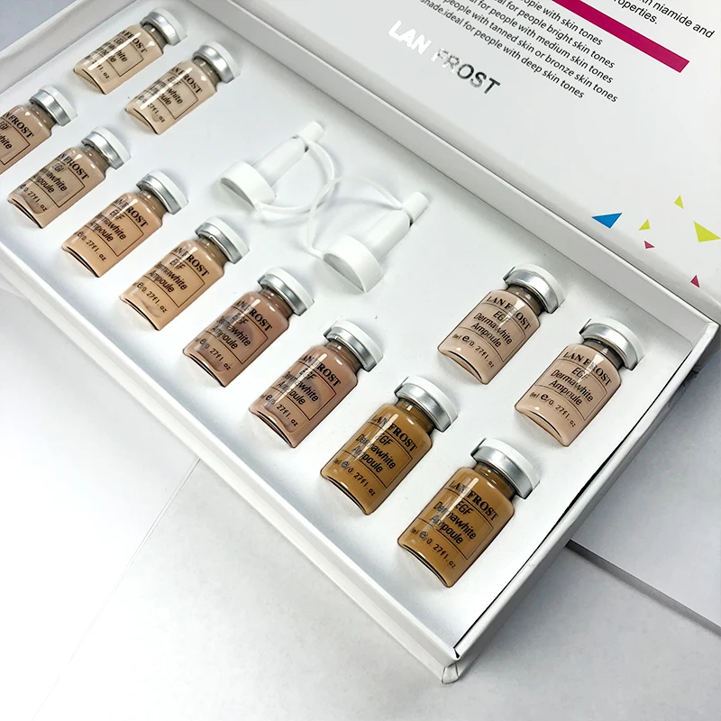 

Brand 12pcs/set BB Cream skin Glow Meso White Brightening Serum with Dropper Natural Nude Concealer anti-aging bb Foundation