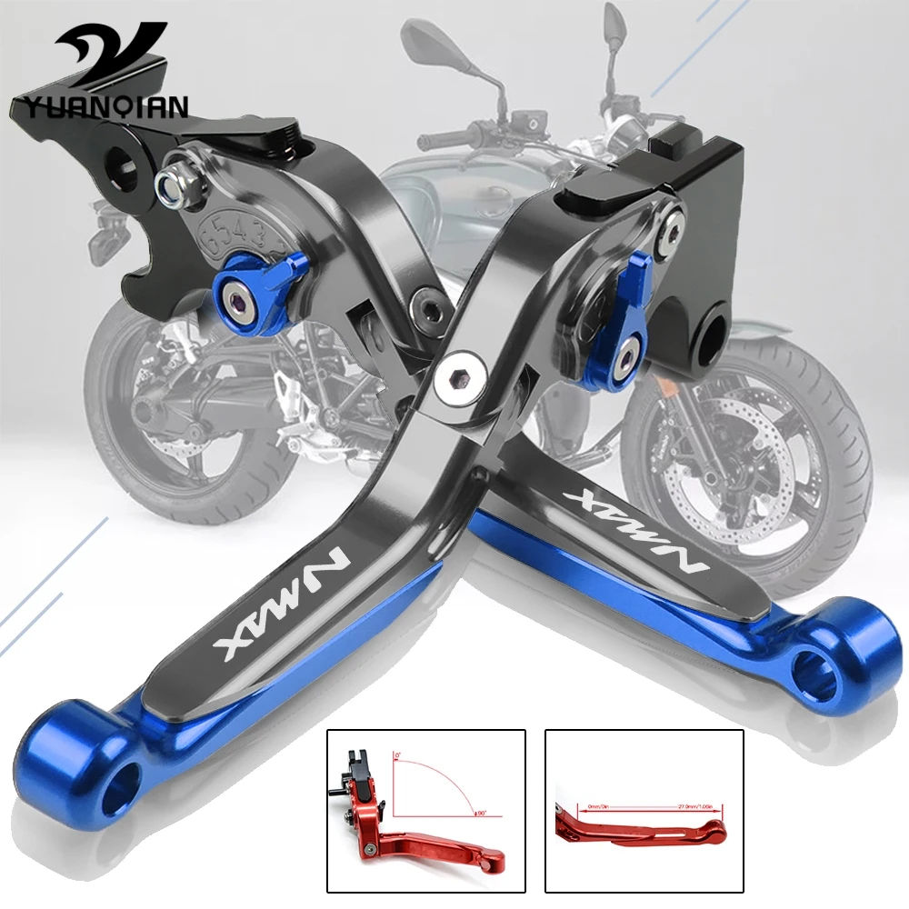Регулируемые складные выдвижные рычаги тормозной муфты для мотоцикла Yamaha NMAX 125 N