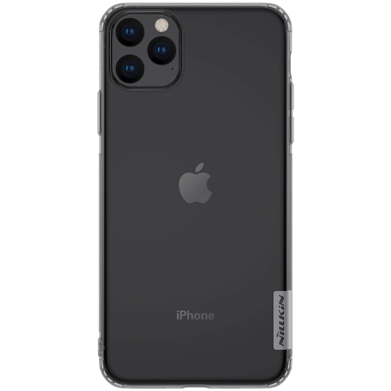 Crystal Grey Для iPhone 11 Pro Max чехол NILLKIN кожа Мягкий силикон природа прозрачный для iPhone 11 5,8 '6," 6,5" Pretctive чехол - Цвет: Crystal Grey