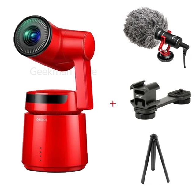Белый OBSBOT Tail Auto-Director AI camera Track auto zoom capture до 4 K/60fps vs insta360 one x evo 360 camera - Цветной: Белый