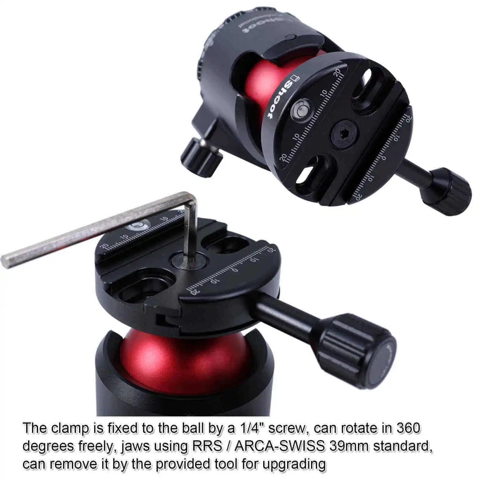 Шаровая Головка с низким центром тяжести высокой силой фиксации панорамным