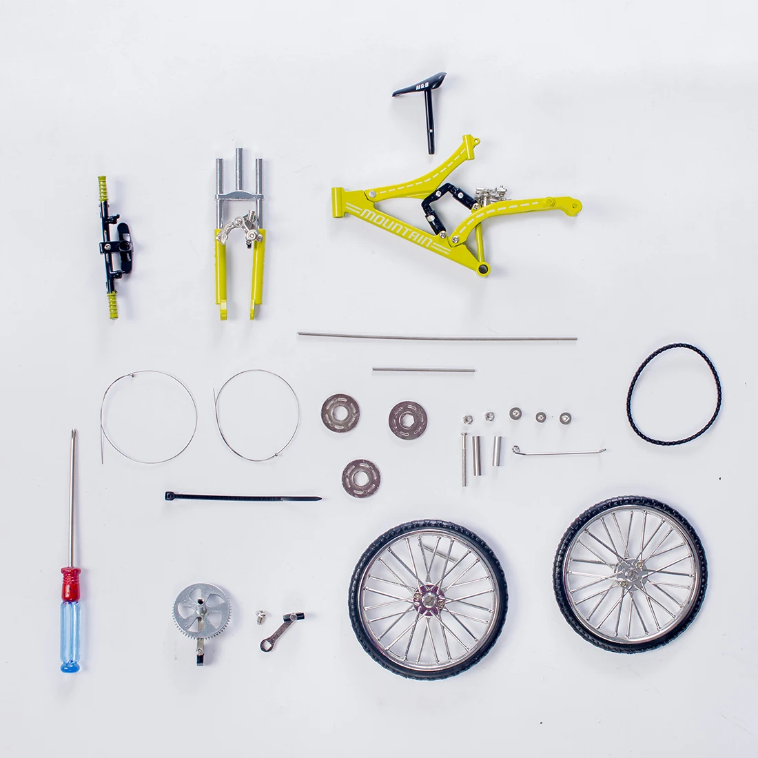 

Metal DIY Assembly Jigsaw Puzzle Bicycle Model Kit - FS-623