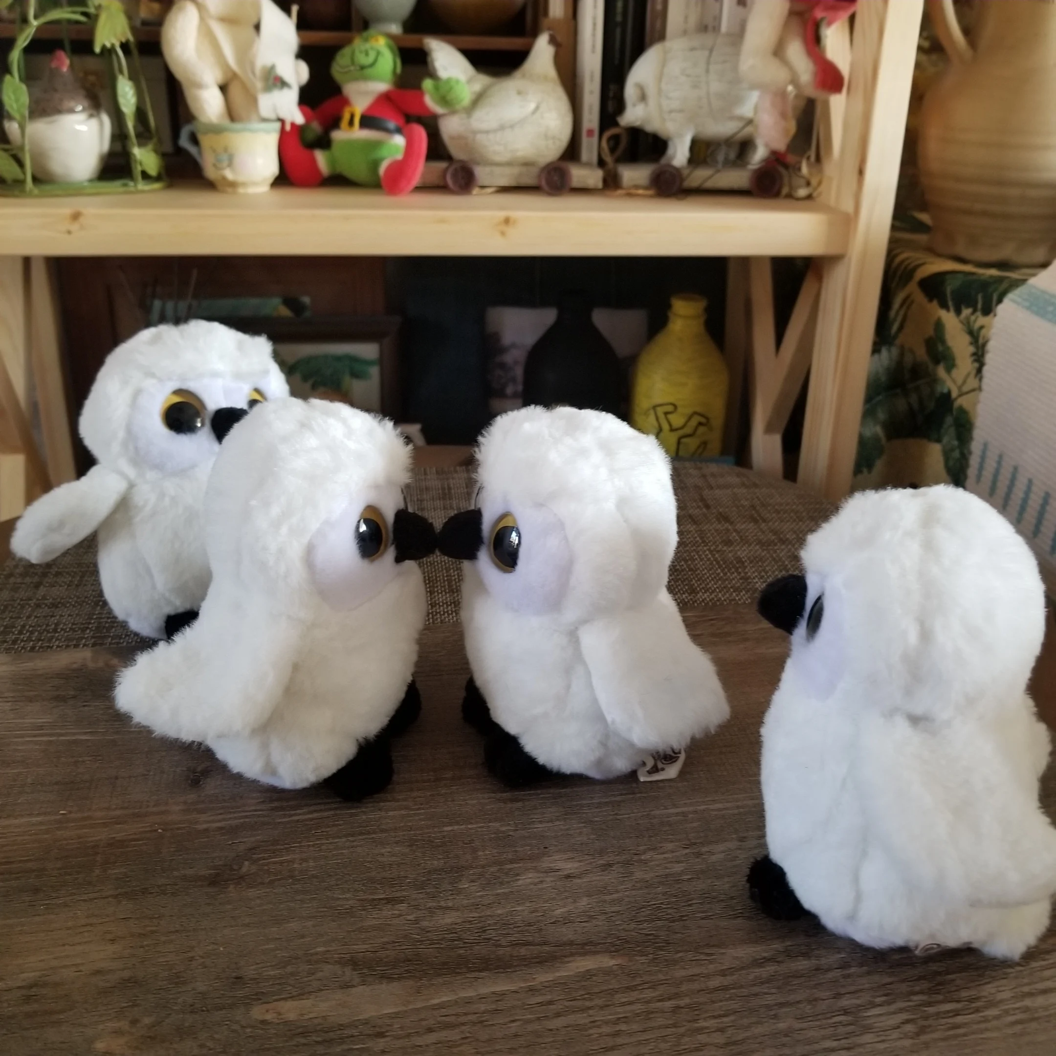 Милая Снежная Сова Имитация животных мягкая плюшевая игрушка кукла детский