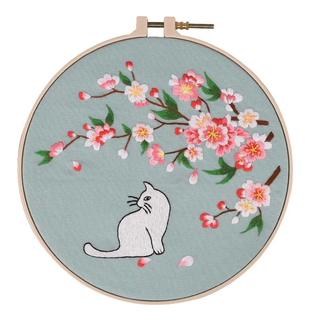 Сделай Сам Вышивка крестом с обручем Ручное шитье ремесло вышивка декор картины |