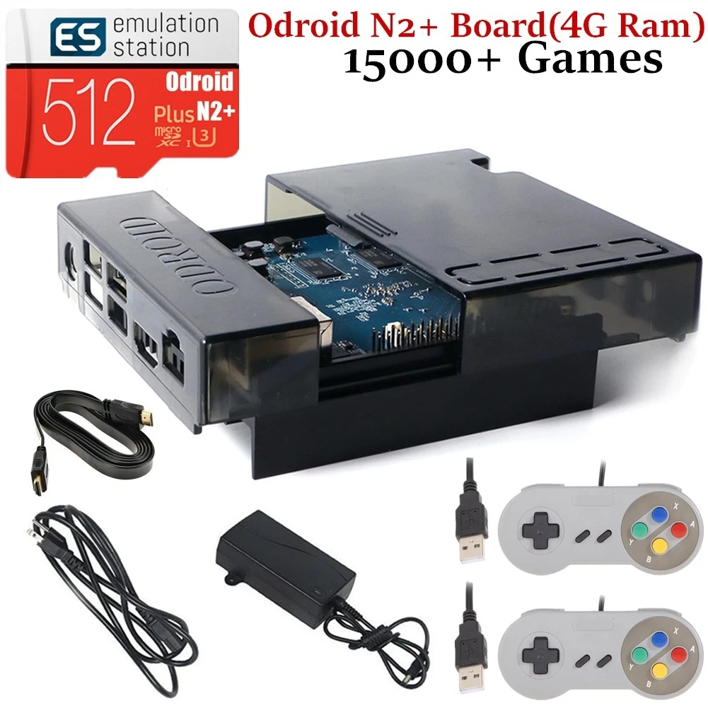 

Odroid N2 +(2G Ram) 512G Ретро Арена/ES Игровой Комплект «сделай сам» штекер & Play 15000 + предварительный просмотр видео игр последняя Ретро Арена v.3.1.13