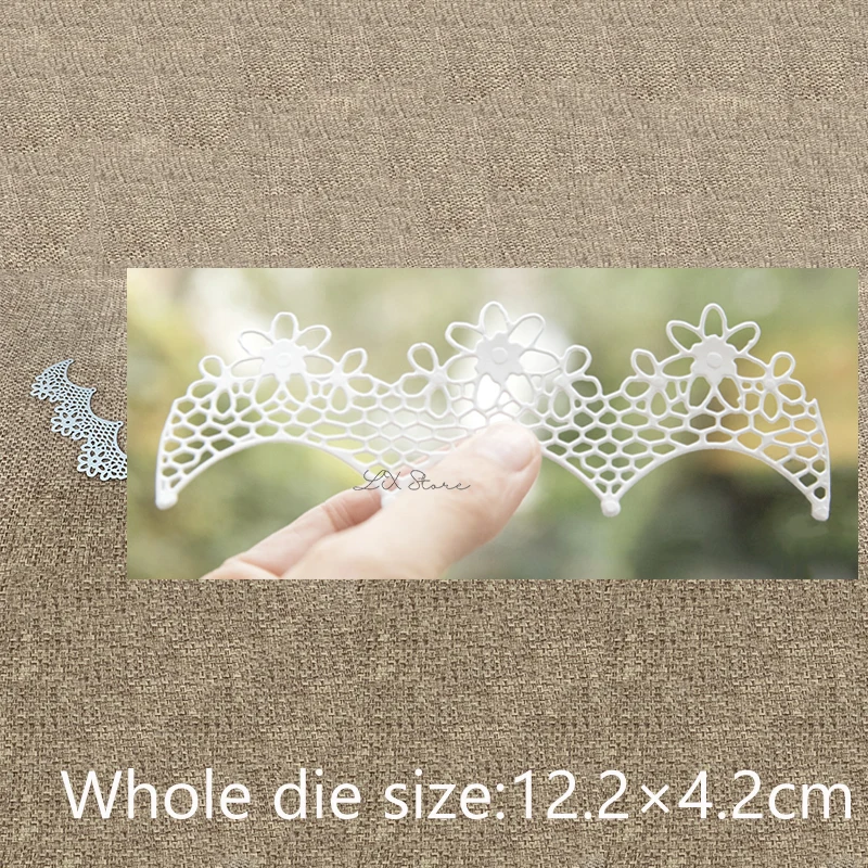Новый дизайн металлическая высечка цветочное украшение высечки для