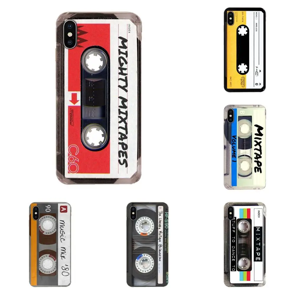 Magnetic Tape Camera Mixtape Elegant Designer For Sony Xperia Z Z1 Z2 Z3 Z4 Z5 compact Mini M2 M4 M5 T3 E3 E5 XA XA1 XZ