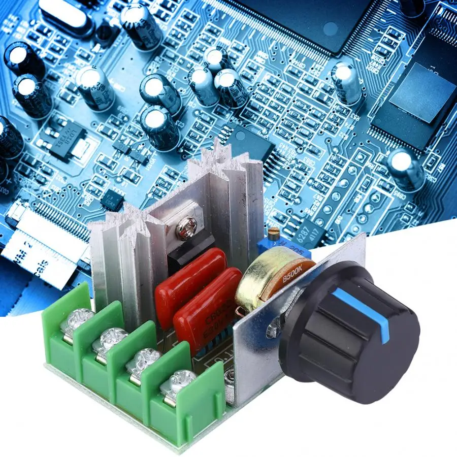 ШИМ контроллер скорости двигателя 5 шт. 2000 Вт 50 ~ 220 В переменного тока диммеры с