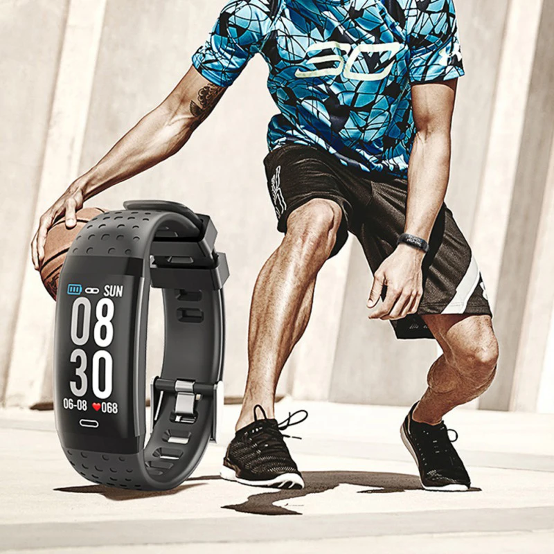 

Bluetooth 5.0 Smart Bracelet Waterproof IP67 Track Calorie Counter Fitness Bracelet Smartwatch