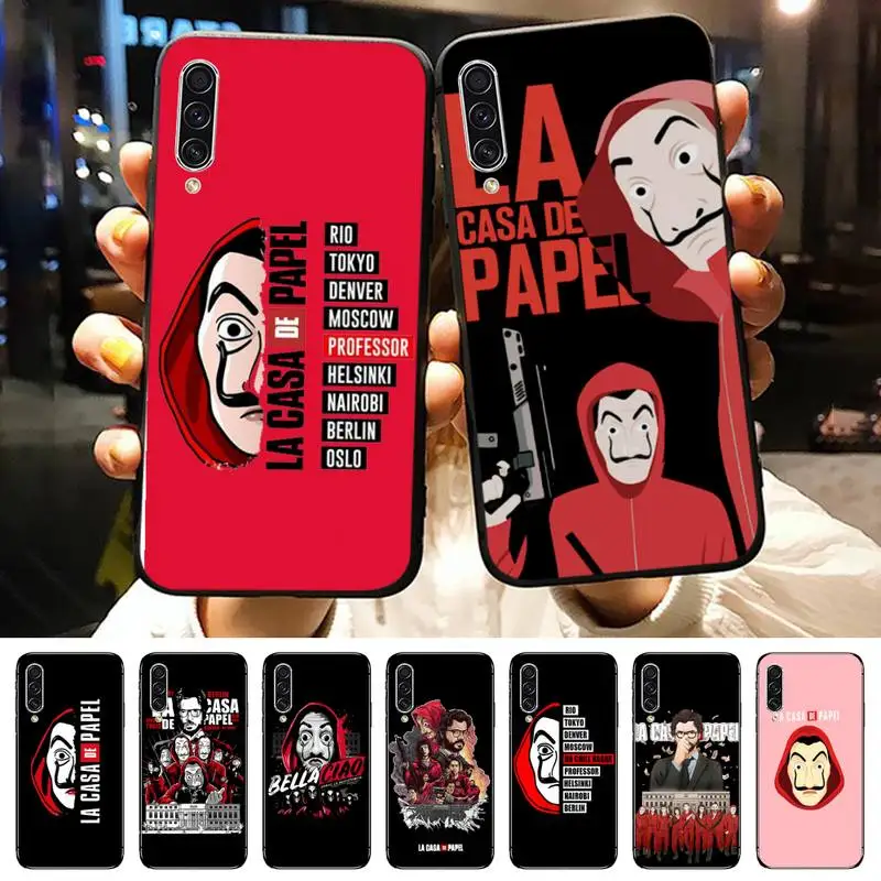 

TV Heist House Paper La Casa de papel Phone Case For Samsung galaxy A S note 10 7 8 9 20 30 31 40 50 51 70 71 21 s ultra plus