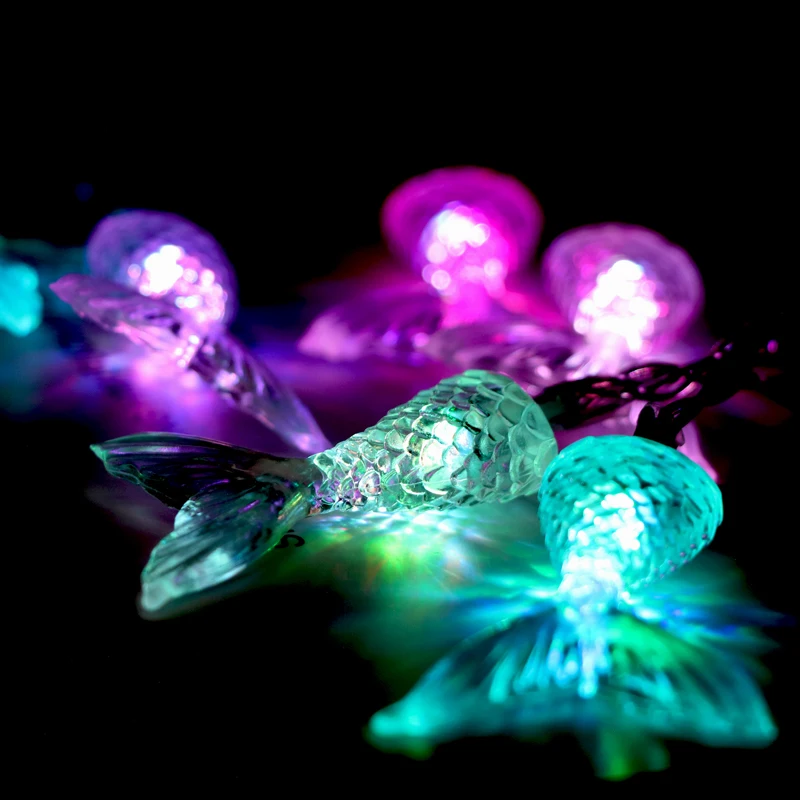 СВЕТОДИОДНАЯ Гирлянда в виде пингвина русалки ягод парикмахера светодиодный