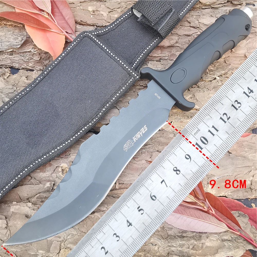 Тактический нож для кемпинга охоты выживания карманный с фиксированным клинком