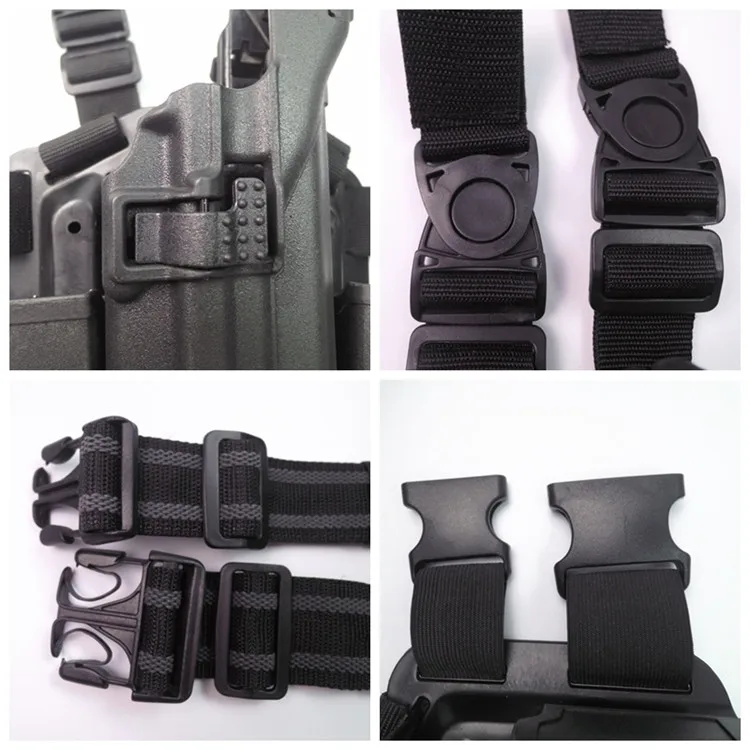 

Hunting Weapons Outdoor Airsoft Holsters Level 3 HK USP SERPA Auto Lock Drop Thigh Leg Gun Holster Airsoft W/ Magazine Pouches
