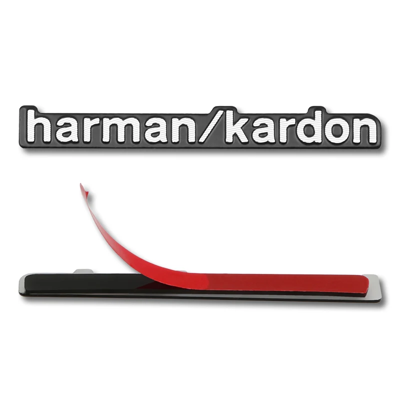 10pcs Car Speaker Audio sticker 3D Harman/kardon Badge Emblem Decoration Stickers For Nissan Tiida Teana Juke NOTE X-trail | Автомобили и