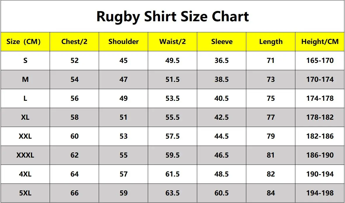 

2021 Spain Rugby Home Away MEN'S JERSEY Tops Sport Shirt Size S-5XL