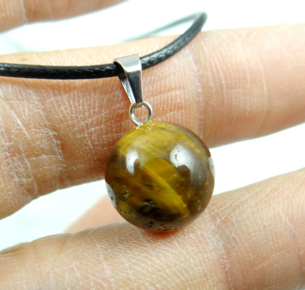 Из натурального камня бирюзы кварцевый кристалл опал тигровый глаз круглый