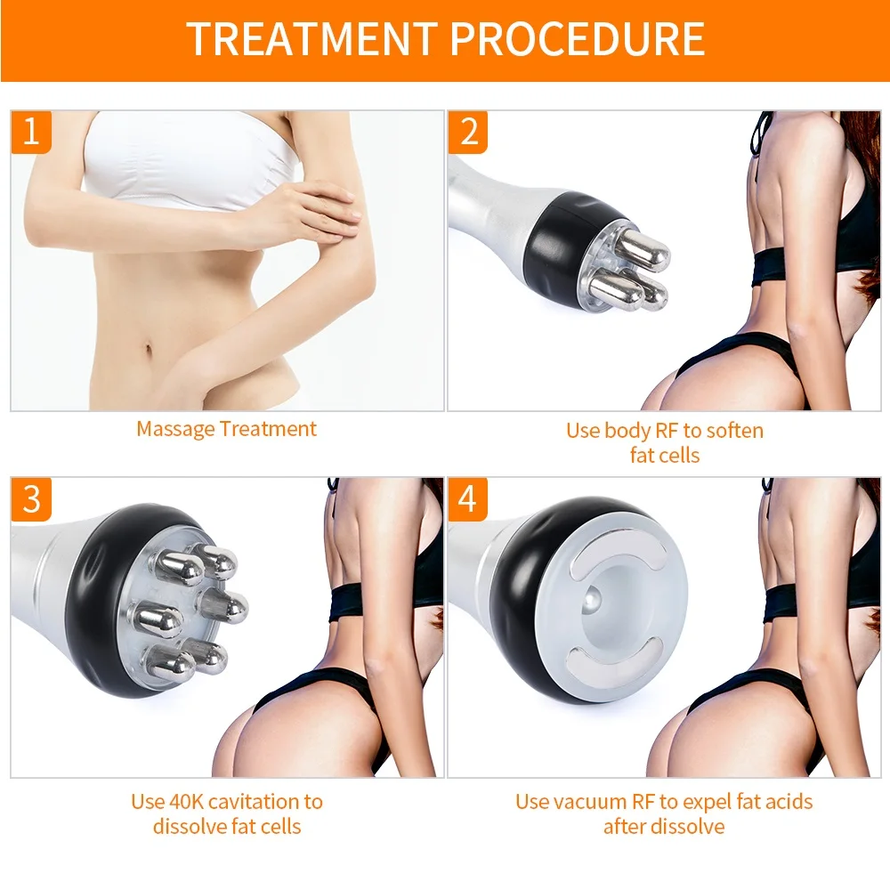 Аппарат для похудения тела 40k с радиочастотой|Звуковое вибрационное устройство| |