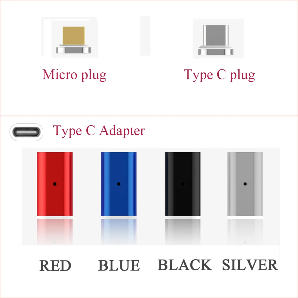 Магнитный адаптер для телефона с разъемом USB TYPE C Micro USB|Переходники и адаптеры| |
