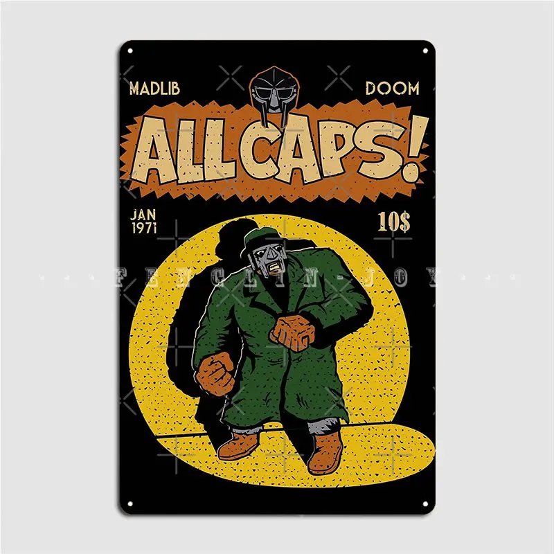

Madlib Doom металлический знак кино кухня стена создание плаката оловянный знак плакат
