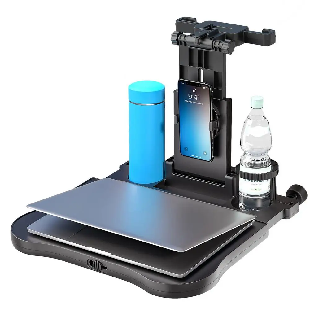 

Автомобильный стол для ноутбука ABS черный руль поднос под руль со складной функцией автомобильные дорожные аксессуары для длительных поезд...