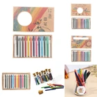 Миниатюрный Кукольный мини-домик в виде карандаша, 1 комплект, 12 цветов, аксессуары для кукольного домика в масштабе 1:6 или 1:12, украшение для кукольного домика