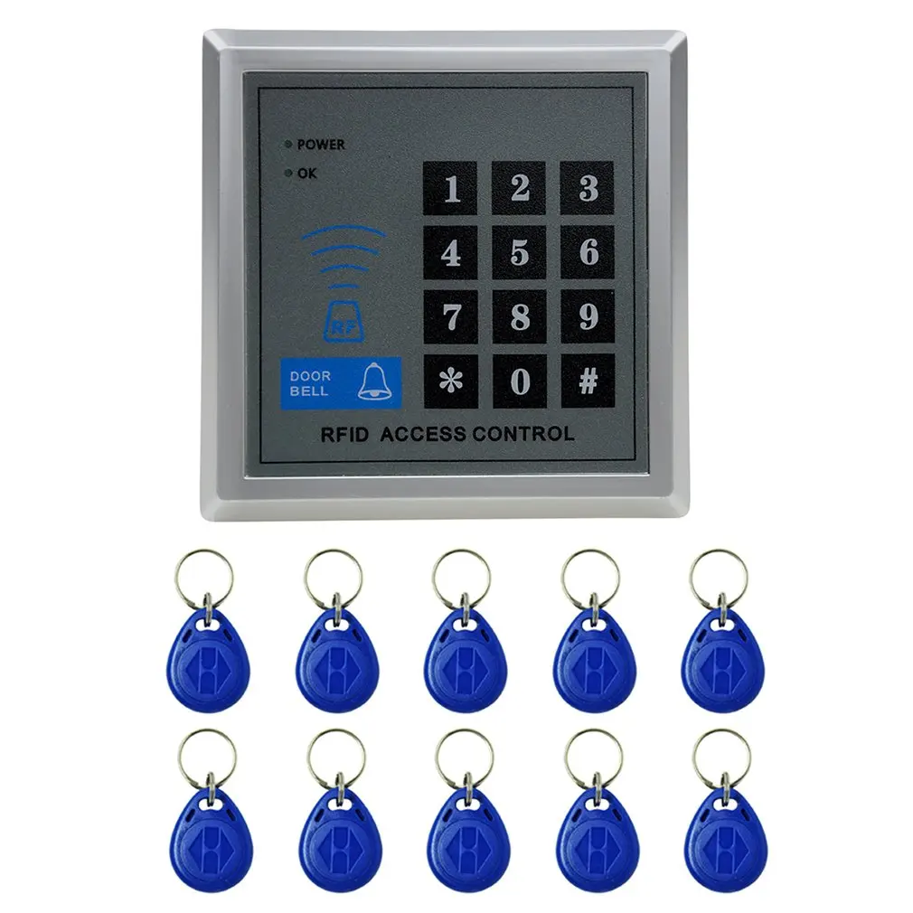 

Multi-color Sensitively and Response Quickly Security Home RFID Proximity Entry Door Lock Access Control System 10 Keys
