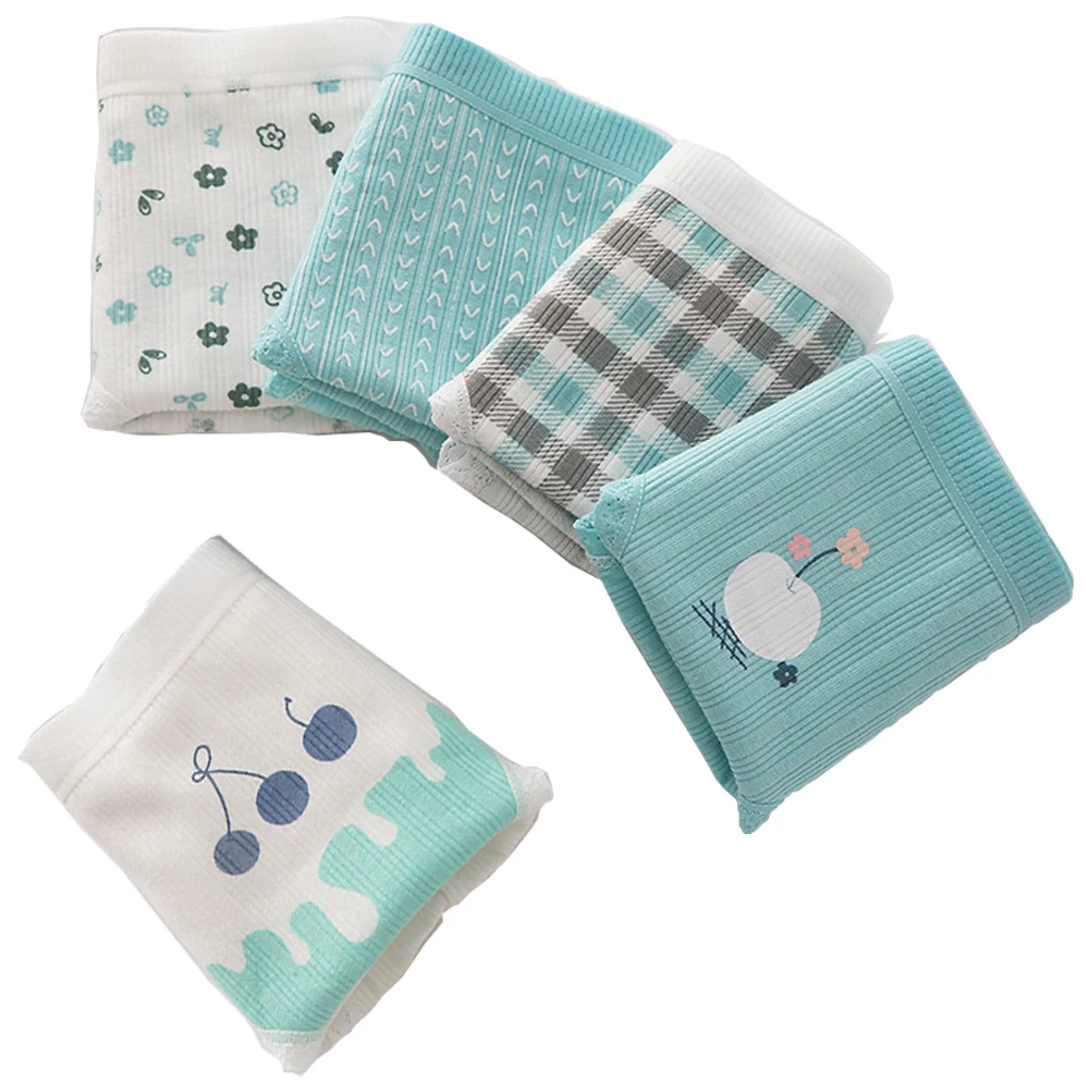 Женские трусики хлопковые с зелеными фруктами модные сексуальные кружевные