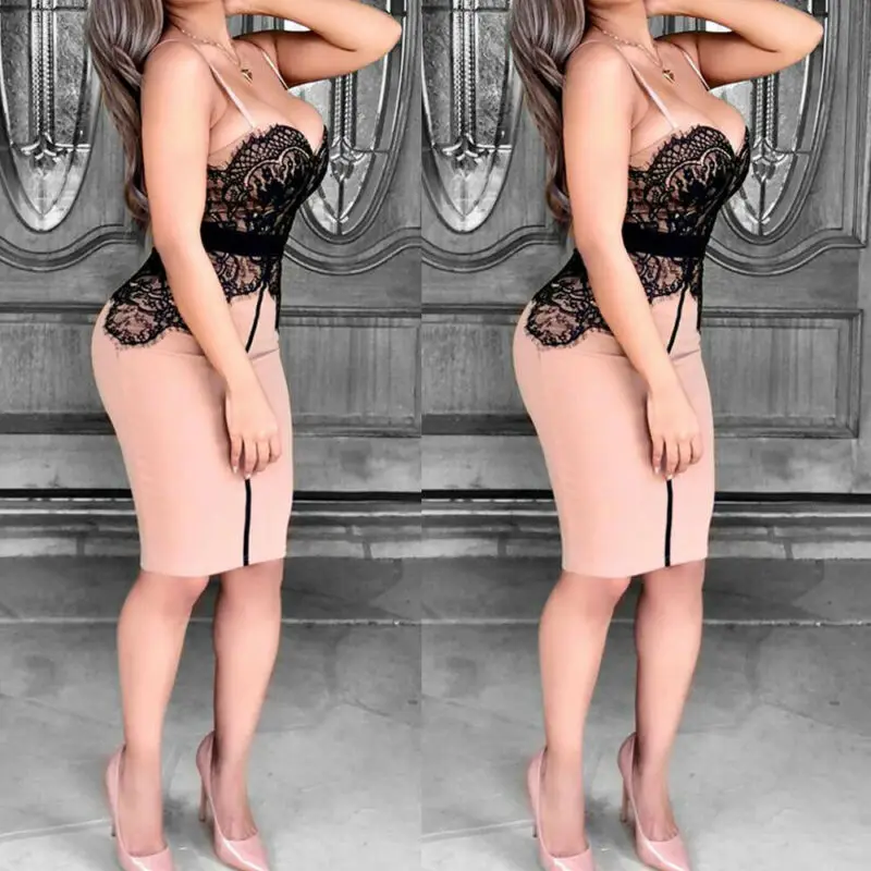 2020 женское летнее сексуальное кружевное короткое официальное платье вечерние