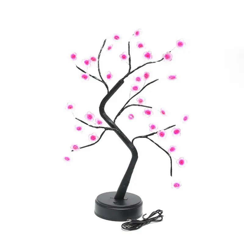 

Sakura Table Lamp Soft And Not Dazzling Warm Lighting Decorative Light Cherry Blossom Tree Home Desk Decoration Art Light Gift