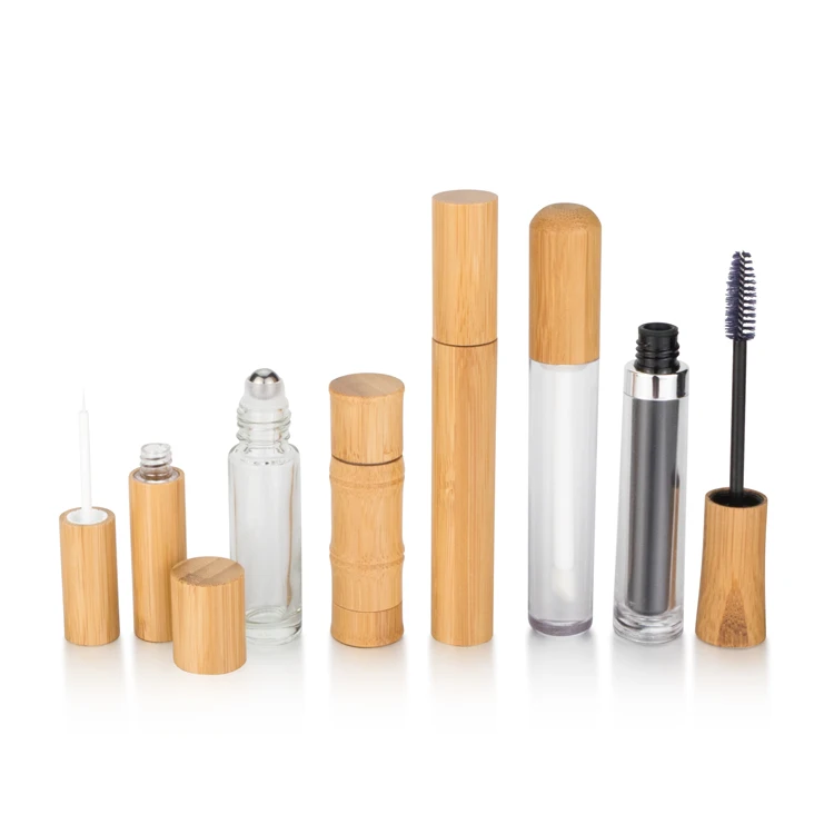 Экологически чистый натуральный бамбук тюбик для 5g деревянные и пластиковые