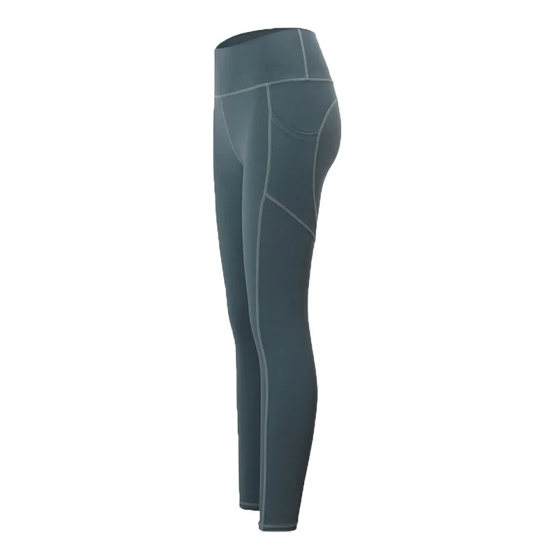 

New Side Pocket Yoga Pants Female Elastic Trousers Quick-Drying Sports Leggings Fitness Women Yoga Leggings Training Sportswear