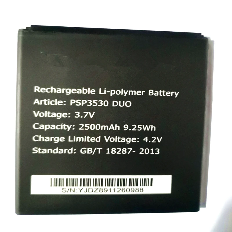 2500mAh PSP 3530 запасная батарея для Prestigio Muze D3 E3 F3 PSP 3530 DUO PSP 3531 PSP 3532 с фотоэлементами