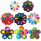 Цветочный Спиннер, пузырьковый Спиннер, игрушка для детей