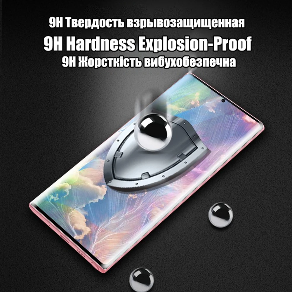 3 шт. Защитная пленка для samsung galaxy note 8 9 10 lite plus pro закаленное стекло экрана