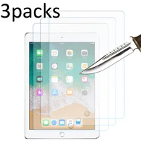 3 packs tempered glass screen protector for apple ipad 9 air 4 10 9 pro 9 7 12 9 2020 10 2 7th 8th 9th generation 10 2 mini 5 6