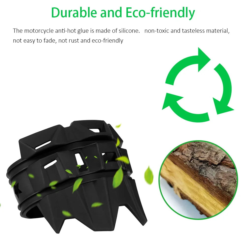 Универсальная мотоциклетная выхлопная труба Противоударная защита Глушитель