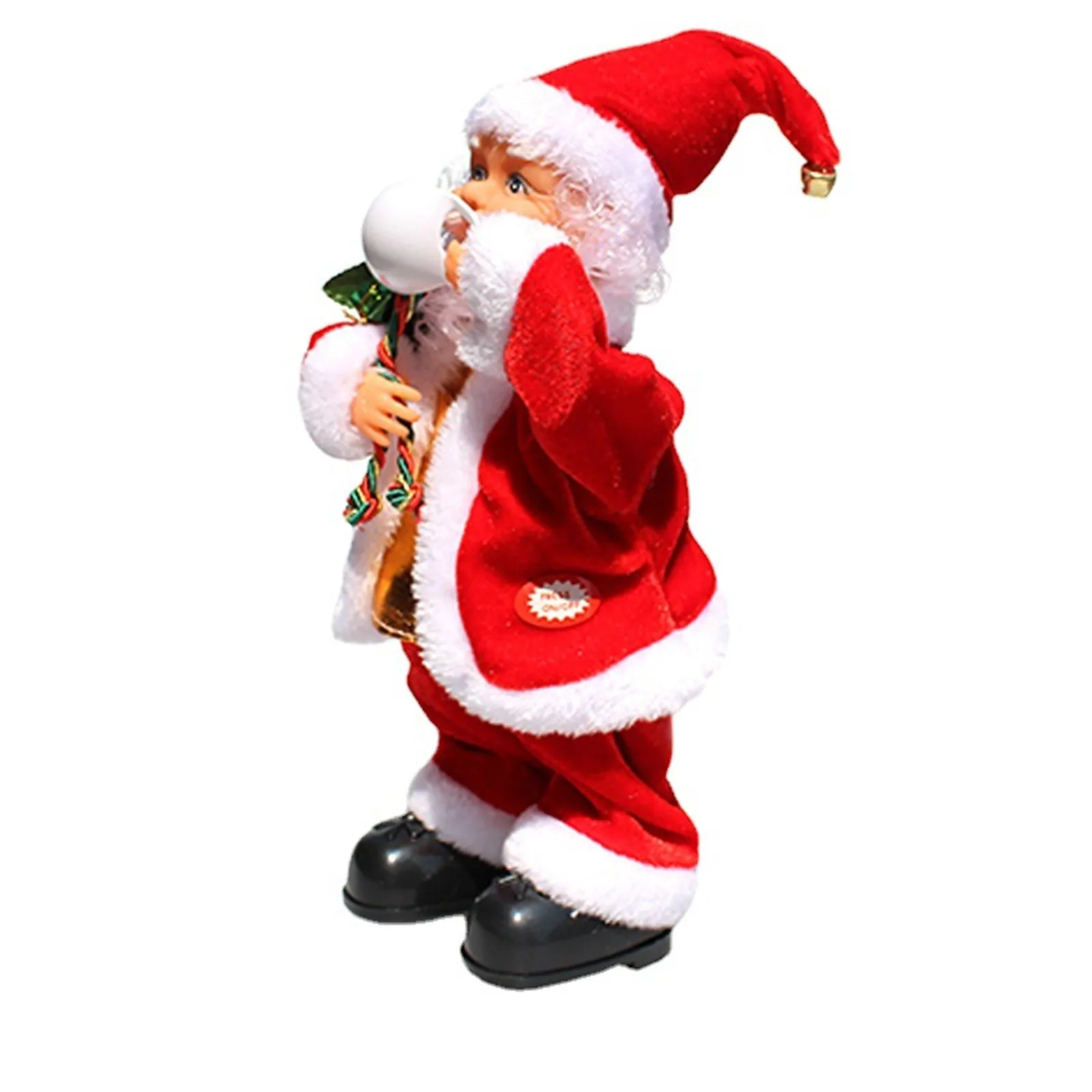 Рождественская электрическая игрушка Санта-Клауса динамичная музыка украшение