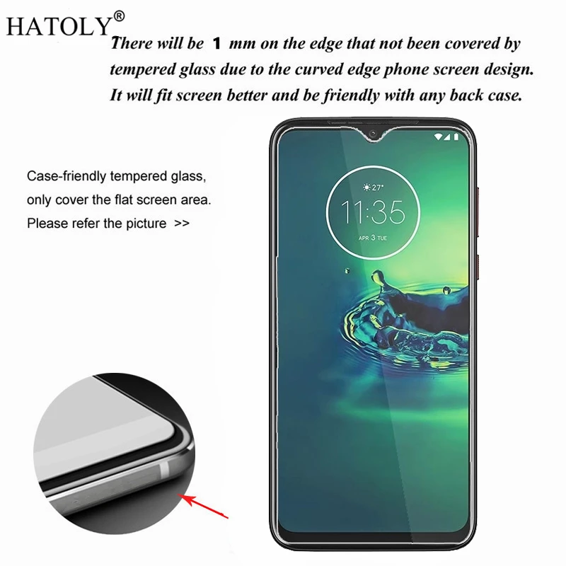 2pcs for motorola moto g8 glass for motorola g8 tempered glass film phone screen protector protective glass for motorola moto g8 free global shipping